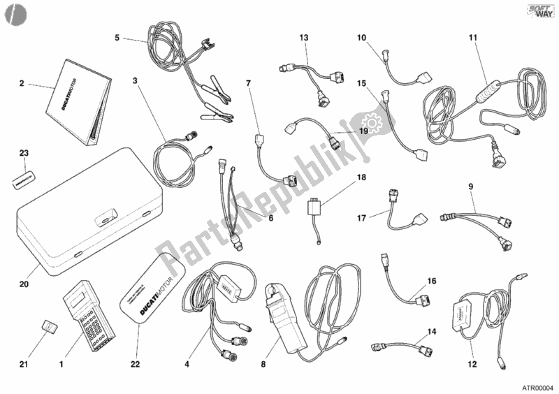 Toutes les pièces pour le Vérifier La Mathesis De L'instrument du Ducati Supersport 900 S 2002